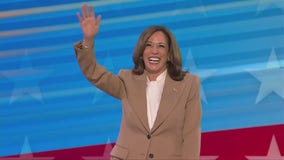 Kamala Harris makes surprise appearance on 1st night of DNC