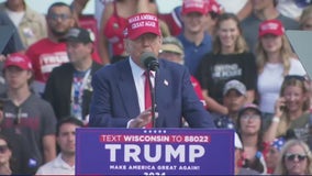 Trump campaigns in Wisconsin to rally support