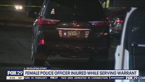 Female officer injured serving restraining order at Philadelphia apartment