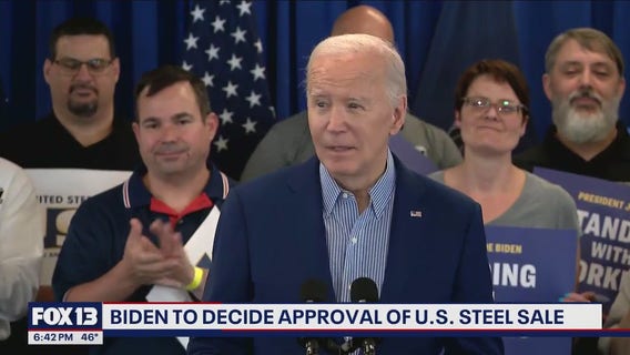 President Biden to decide approval of U.S. Steel sale