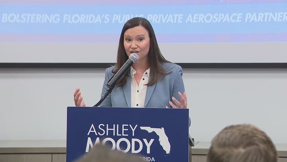 Sen. Ashley Moody speaks on Florida's Space Coast