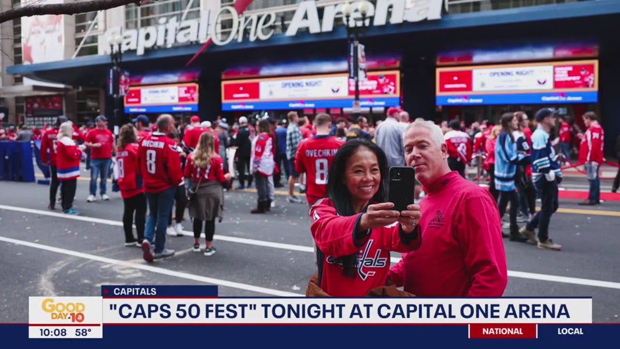 Washington Capitals Celebrate 50th Season Opening