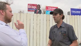 Detroit business owner says city officials are taking his Trump campaign signs