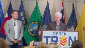 Clinton campaigns for Derek Tran in Buena Park