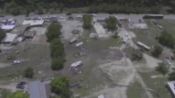 Texas flooding: Gov. Abbott takes aerial tour surveying damage in Kerr County