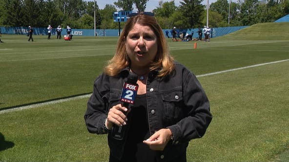 WATCH - Hammer reports from Allen Park where the Lions held their last workout on the field until training camp