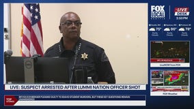 Suspect arrested after Lummi Nation officer shot in Whatcom County, WA