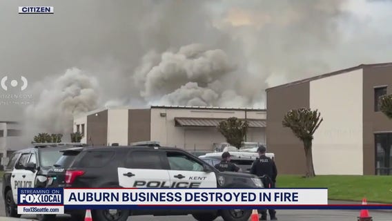 Auburn business speaks out after building burns
