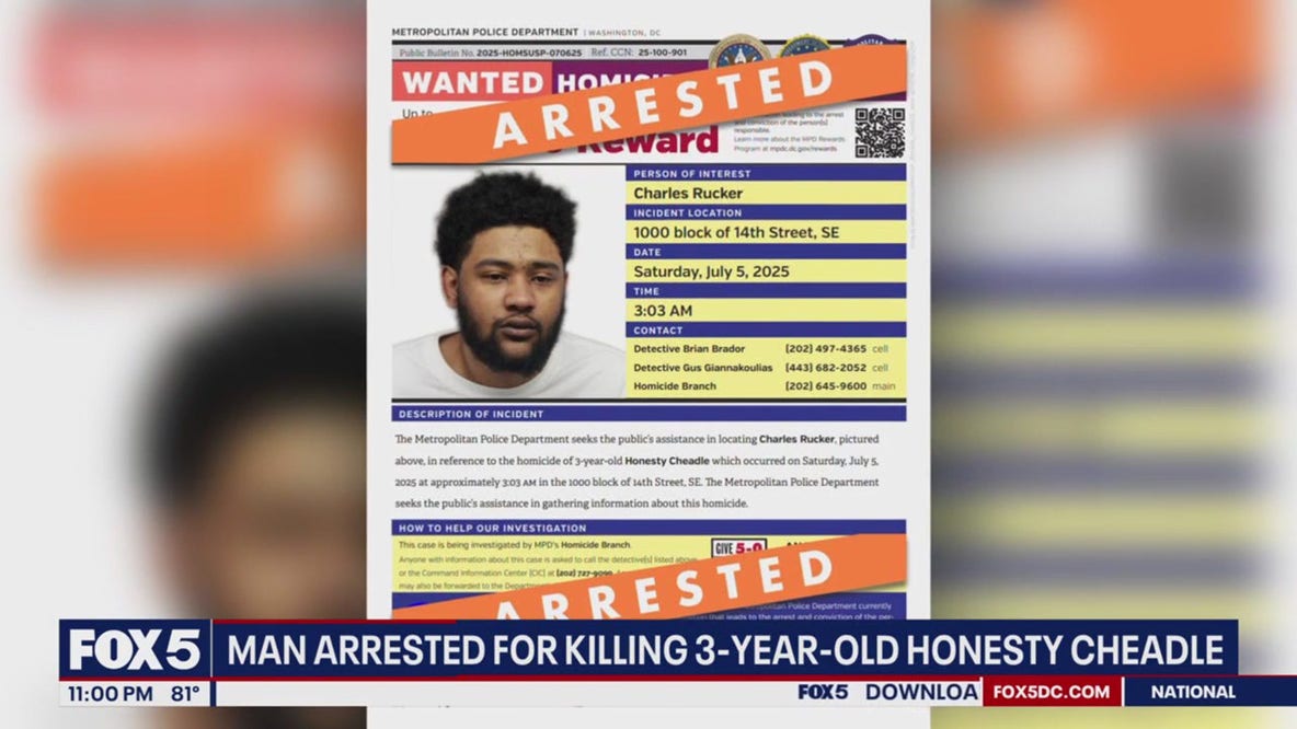 Man arrested for shooting that left 3-year-old girl dead