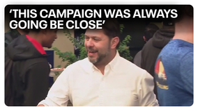 Rep. Ruben Gallego campaigns on Election Day eve