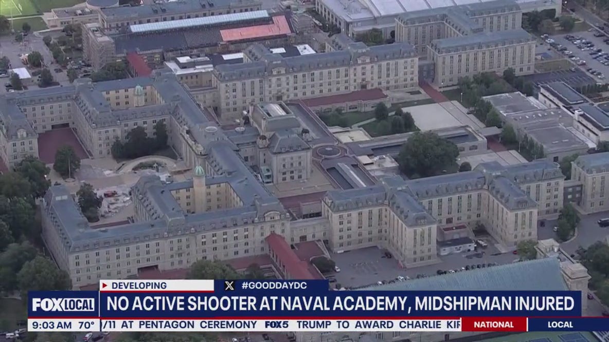 No active shooter at Naval Academy, midshipman injured