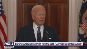Biden: SCOTUS immunity ruling sets 'dangerous precedent'