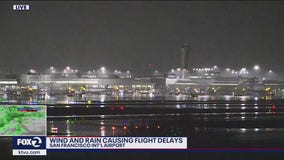 Delays, cancelations at San Francisco airport as rain pummels the Bay Area