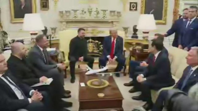 Trump hosts Zelensky for another White House meeting | Full Meeting