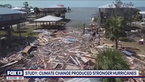 Study: Climate change produced stronger hurricanes