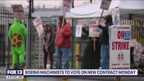 Boeing machinists to vote on new contract Monday