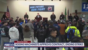 Boeing factory workers vote to accept contract, ending over 7-week strike