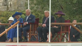 President Trump, First Lady attend performance in UK