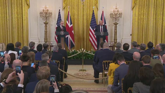 President Trump, UK Prime Minister Starmer speak at White House