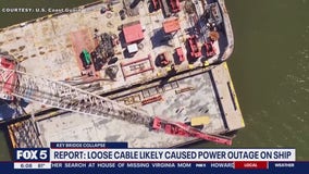 Loose cable likely caused power outage on Dali cargo ship: report