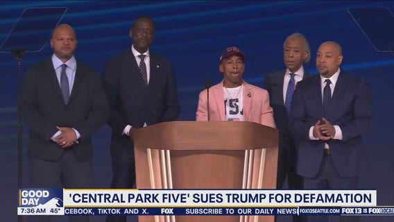 'Central Park Five' sue Donald Trump for defamation