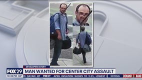 Man wanted after woman assaulted in Center City