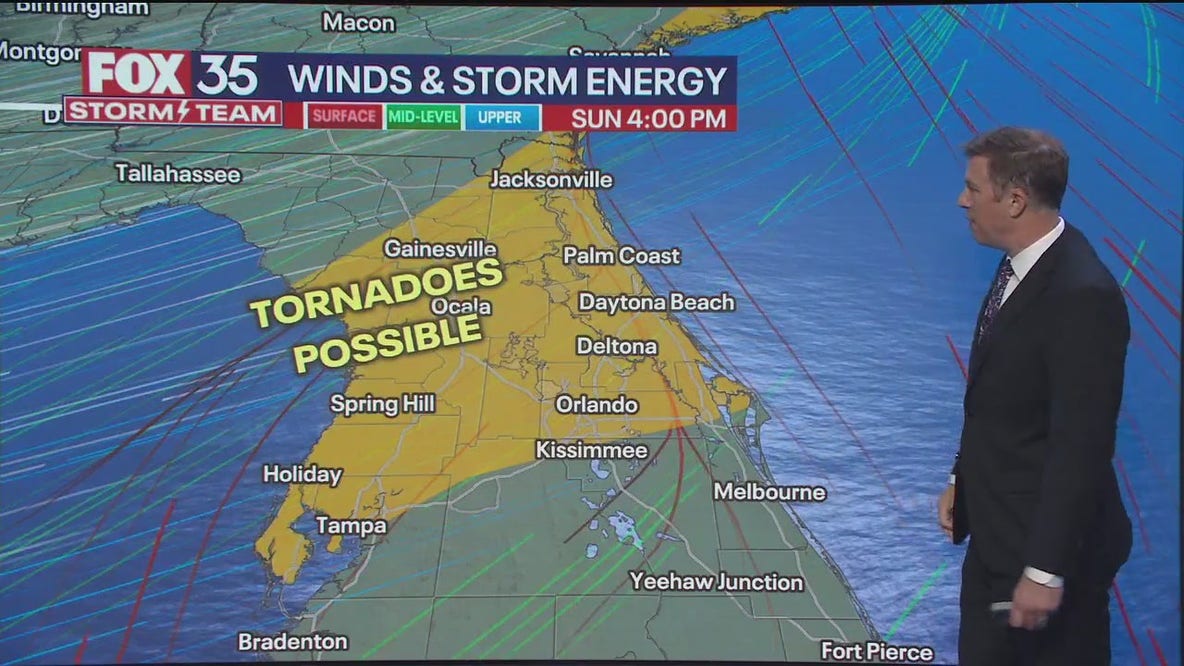 Timeline: Severe weather threat expected in Florida this weekend