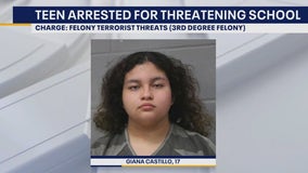 Teen arrested for threatening school