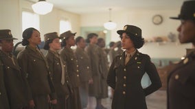 Kerry Washington and Ebony Obsidian on 'The Six Triple Eight'