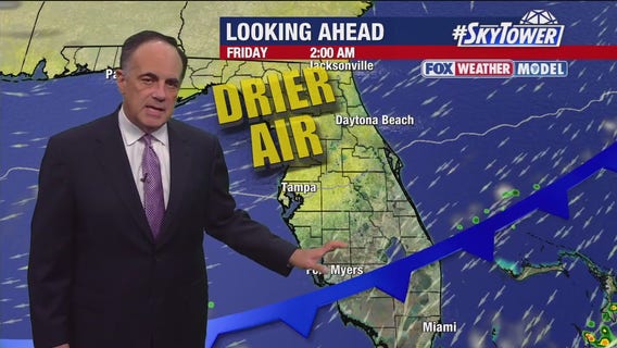 Tampa weather | Dry air continues in Tampa