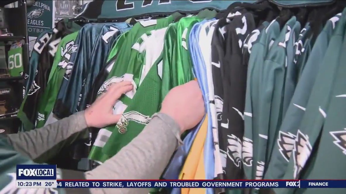 Eagles superfan shows off incredible collection