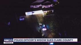 Widow of police officer sues Clark County over deputy shooting