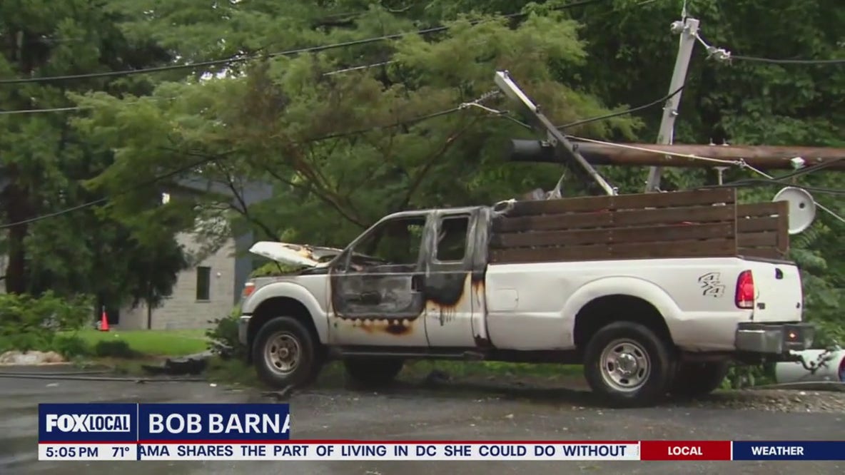 Trees down across Maryland amid severe storms