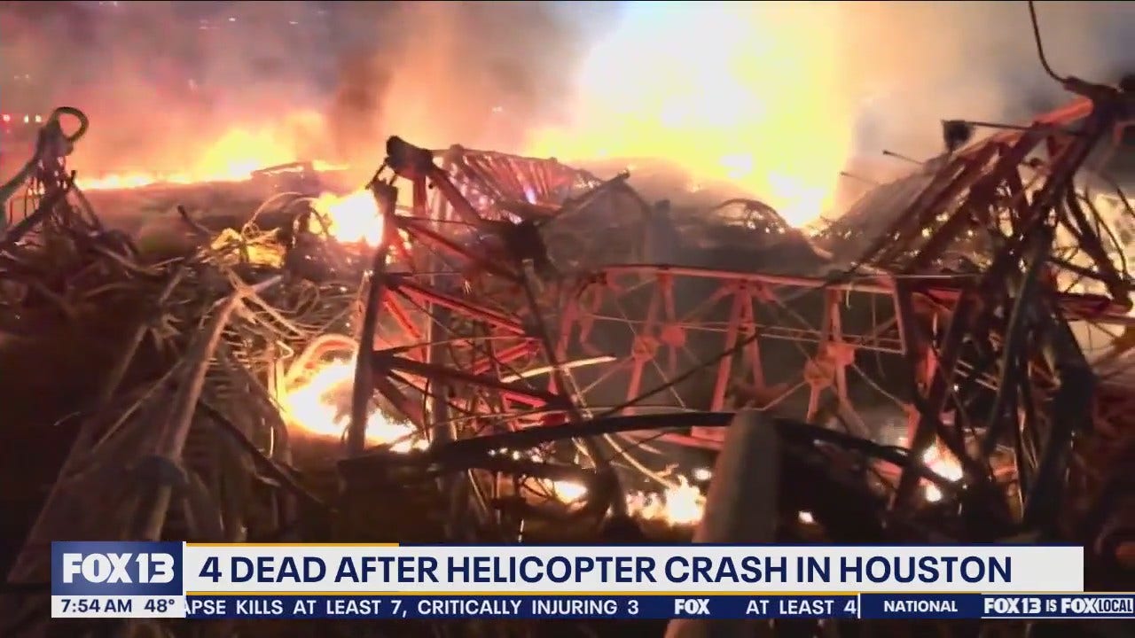 4 dead after helicopter crash in Houston, TX FOX 13 Seattle