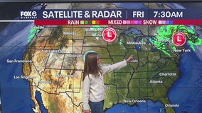 Brynlee helps with the weather
