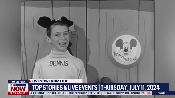 Man sentenced in death of original Mouseketeer