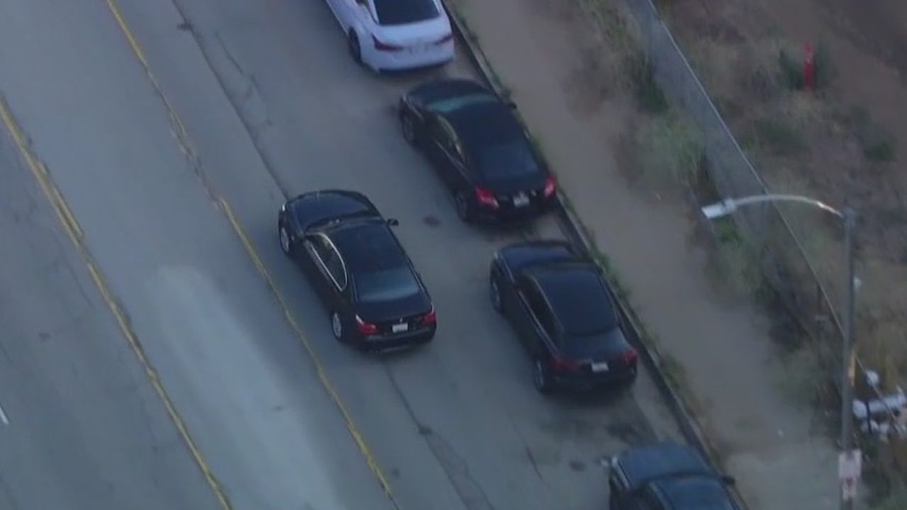 Pursuit of stolen BMW in West LA | FOX 11 Los Angeles