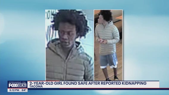 Amber alert canceled after 2-year-old girl found safe