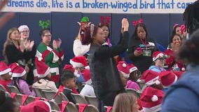 Students on Chicago's South Side get a big holiday surprise