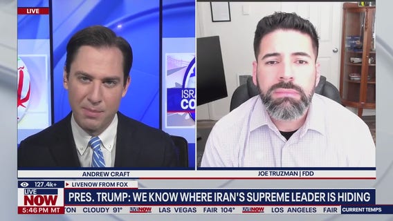 U.S. knows where Iran's supreme leader is, Trump says