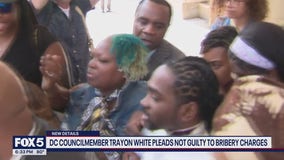 DC Councilmember Trayon White pleads not guilty to bribery charges