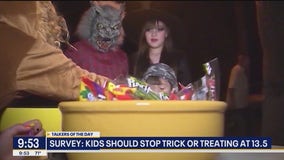 Studies say kids should stop trick-or-treating at 13.5