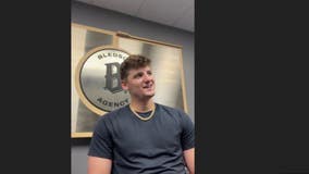 Top White Sox prospect Coulson Montgomery talks with the media