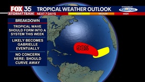 Invest 92L tracker: Tropical Storm Gabrielle likely to form this week; new tropical threat emerges in Atlantic