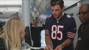 Bears player Cole Kmet partners with Special Olympics at O'Hare airport