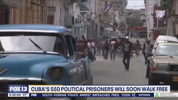Cuba's 550 political prisoners will soon walk free
