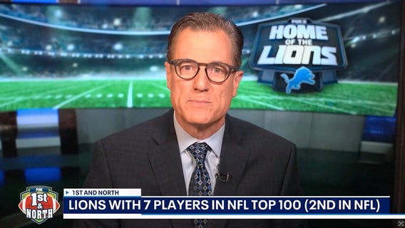 Lions dominant in top 100 NFL players