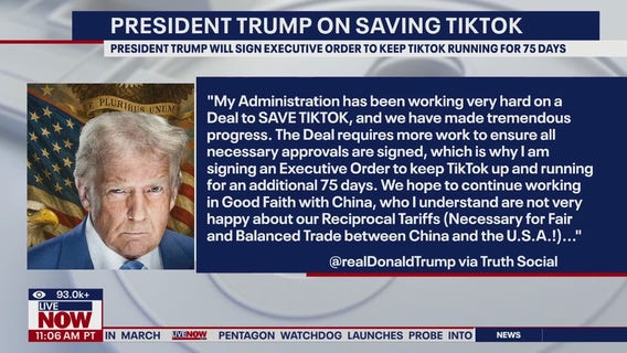 Trump extends deadline for TikTok deal