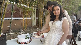 Woman gets married after lifesaving surgery