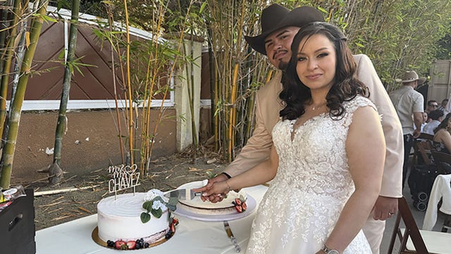California woman gets married after lifesaving surgery to remove 40-pound tumor